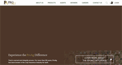Desktop Screenshot of proag.com